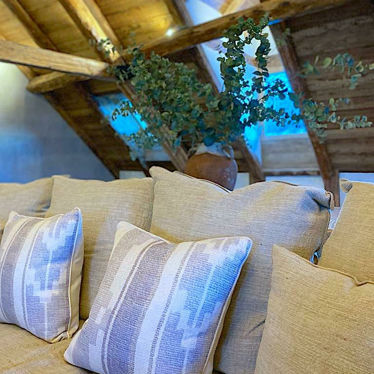 Ski Chalet Sofa Cushions light