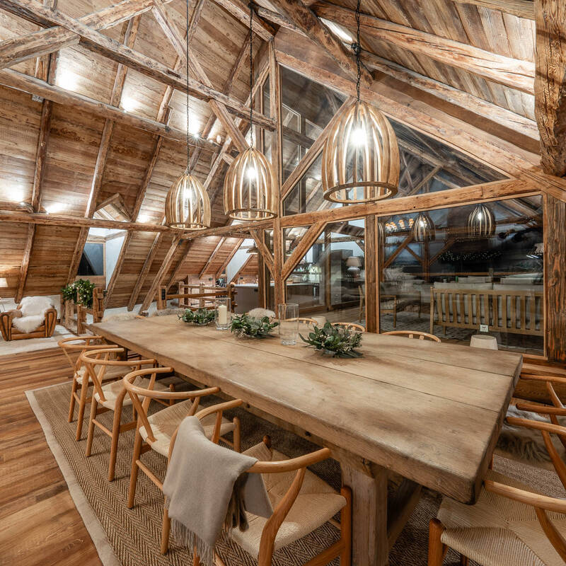 Ski Chalet Dining Room