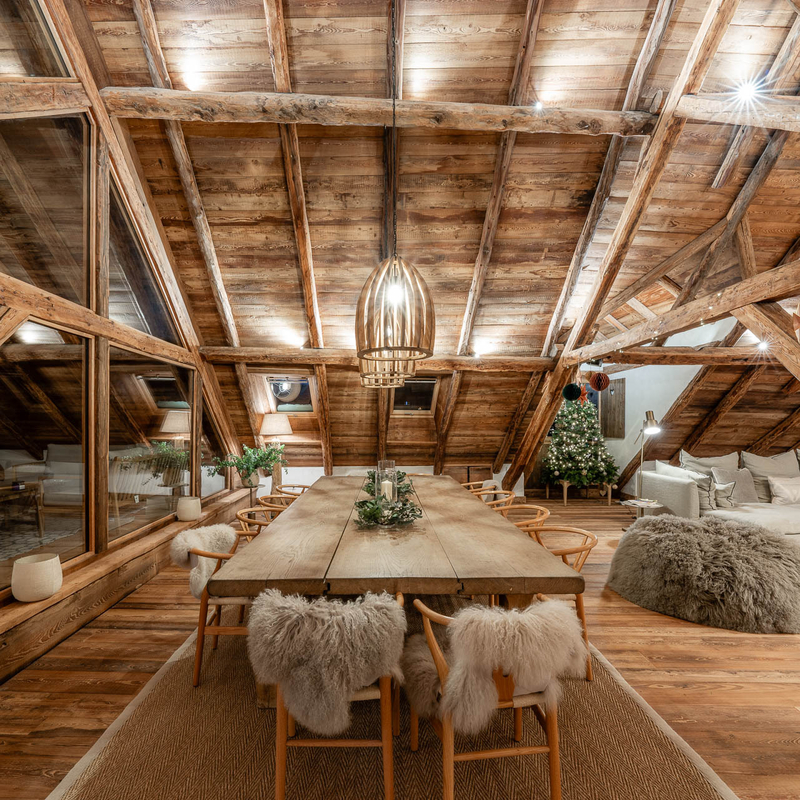 Ski Chalet Dining Area